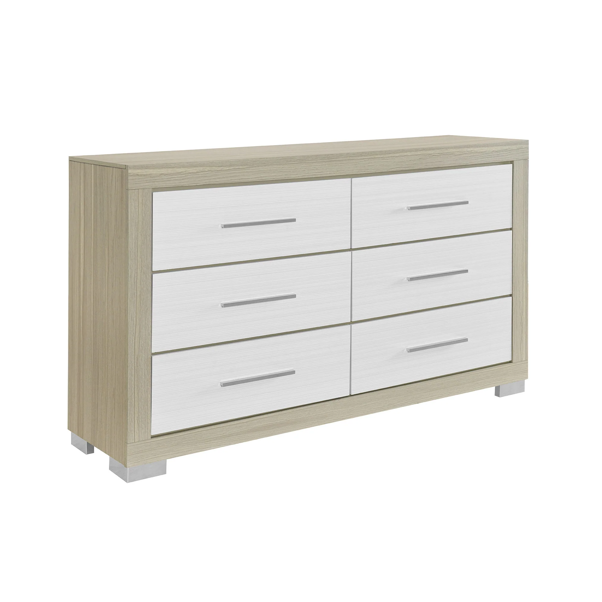 Elsa - 2 Toned And Dresser With Bar Handle And Construction - Image 7