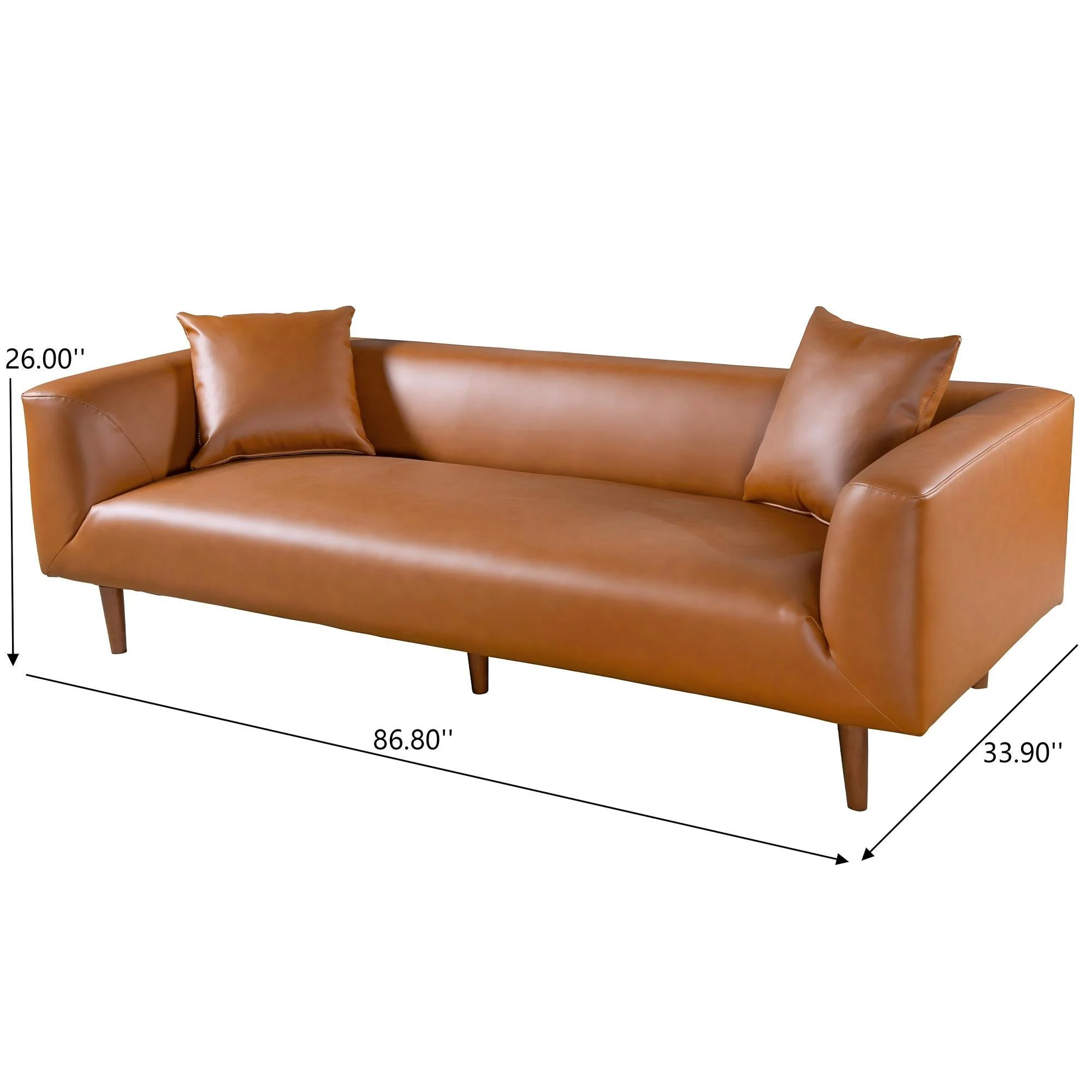 Elwood - Sofa - Cognac - Image 14