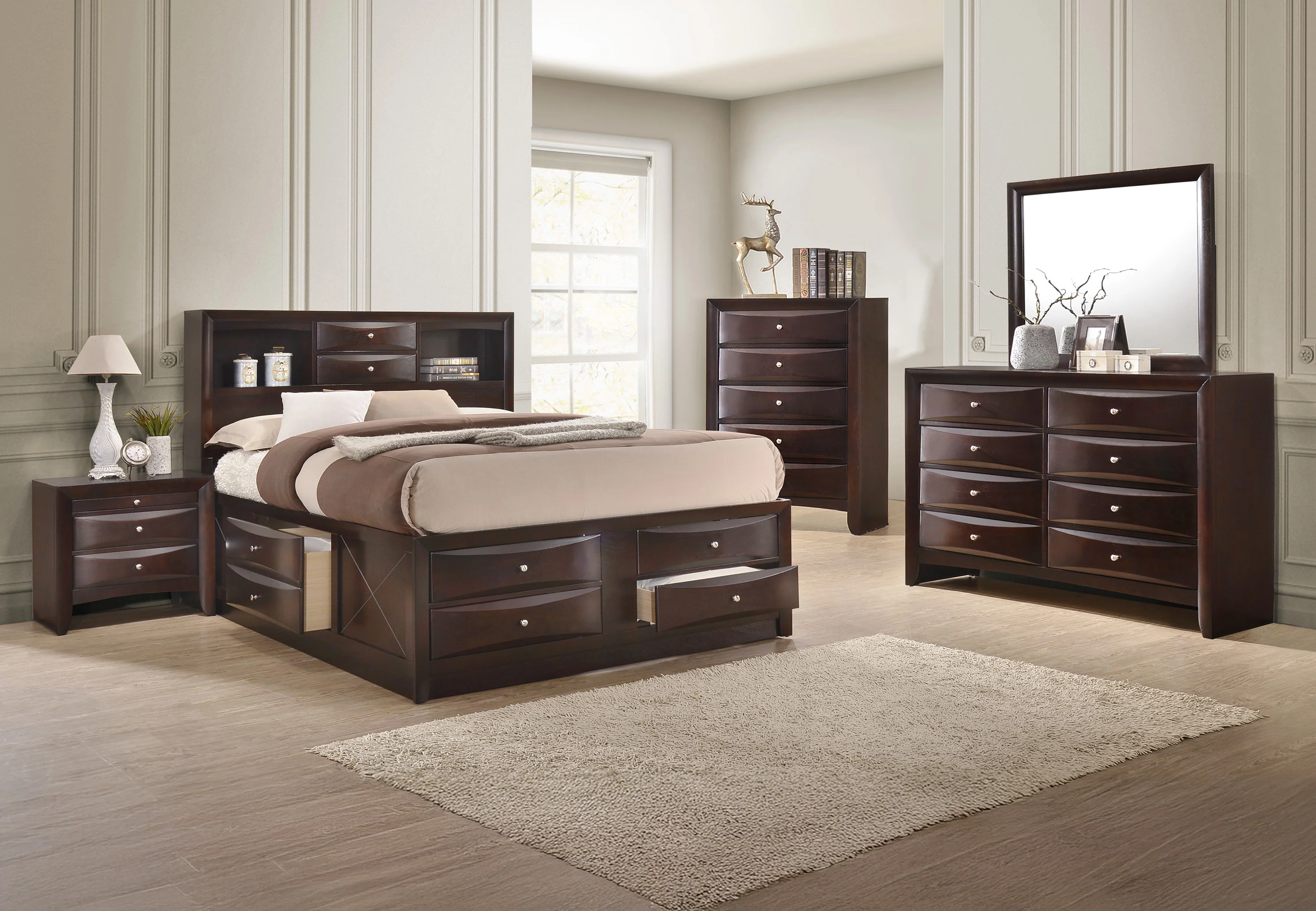 Emily Chest Dark Cherry