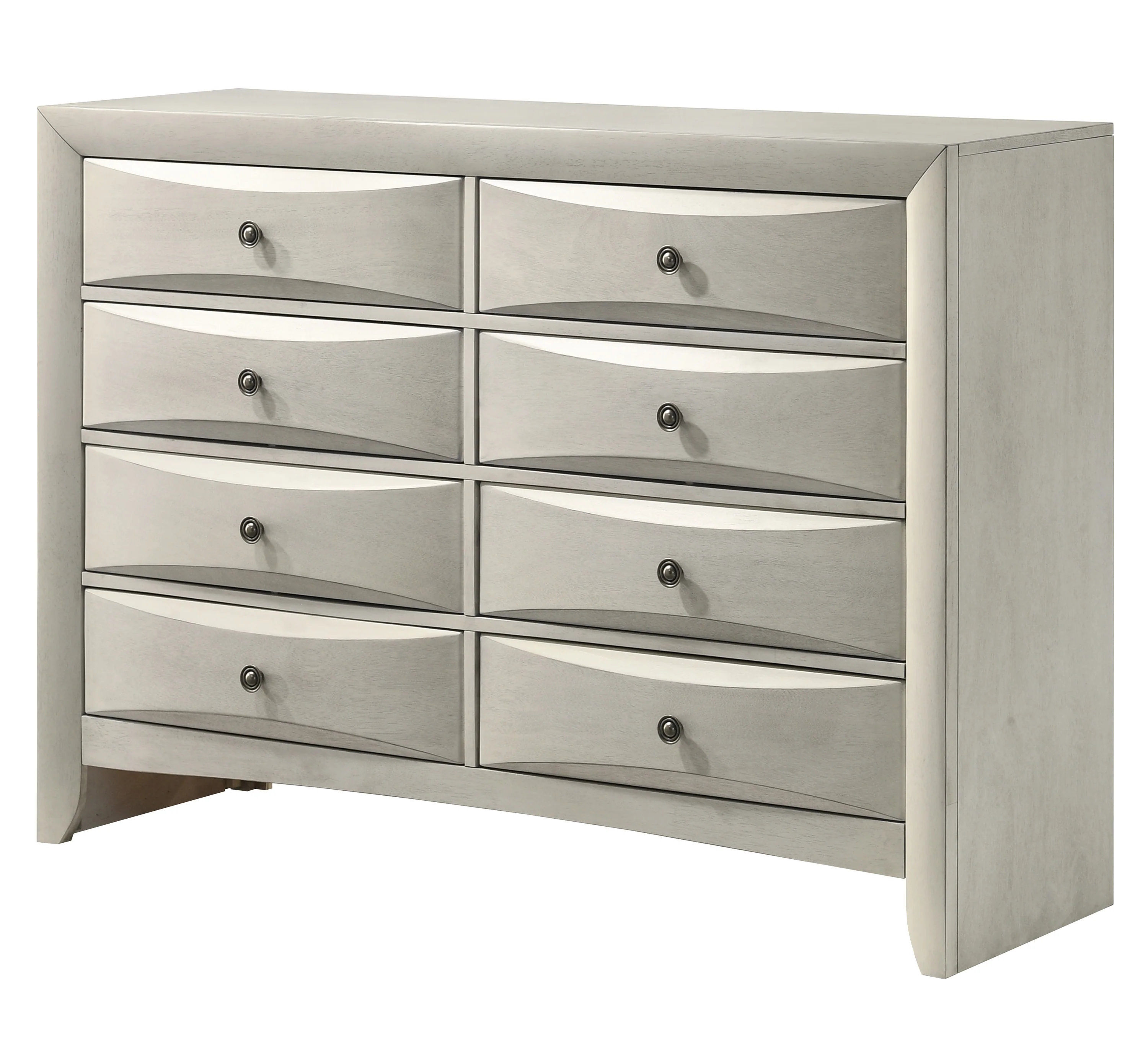 Emily Dresser 8 Drawers White - Image 4