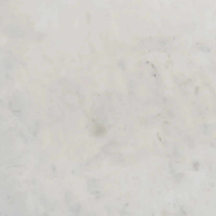 Astoria - Round Genuine Marble Side End Table - White - Image 5