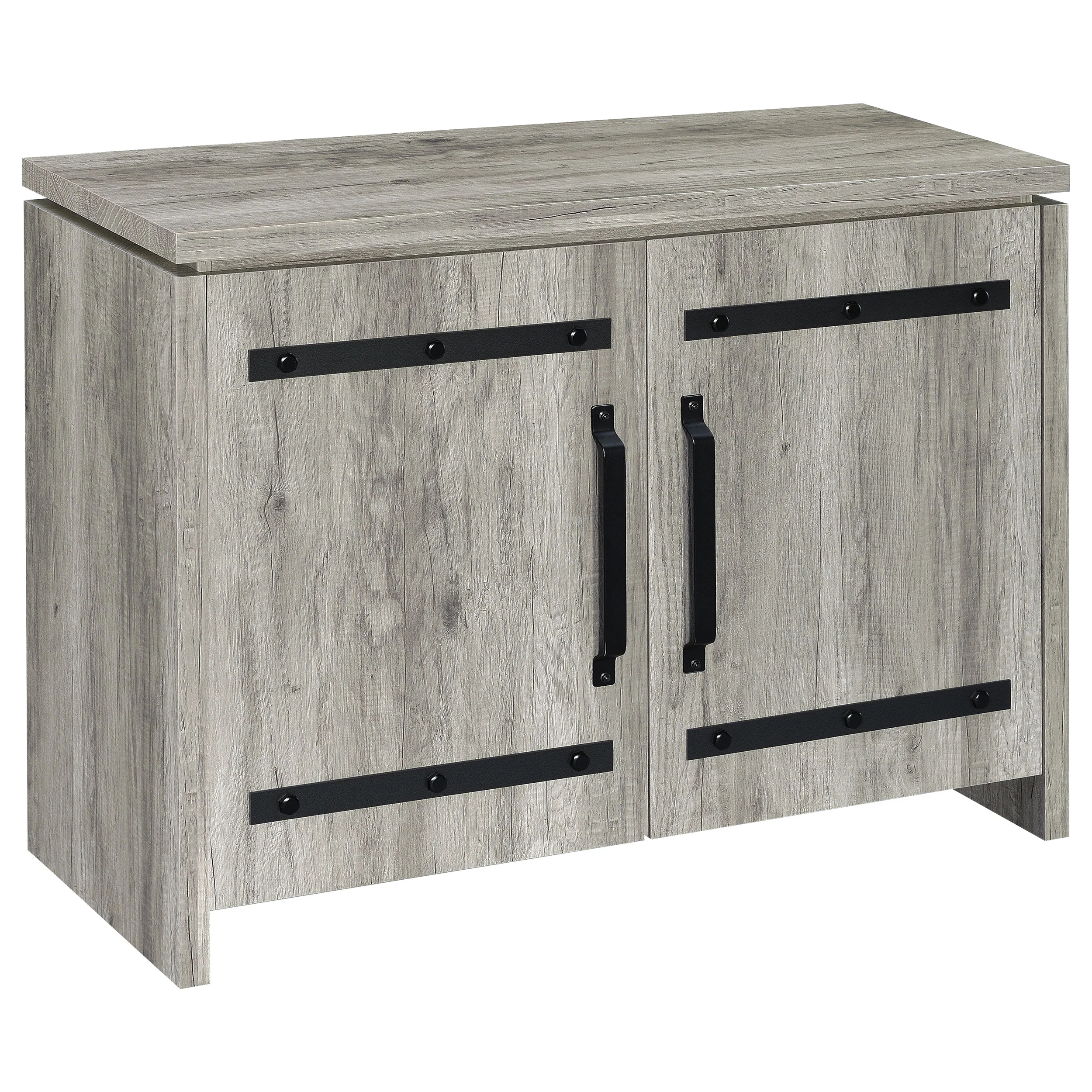 Enoch - 2 Door Engineered Wood Accent Cabinet - Gray Driftwood - Image 11