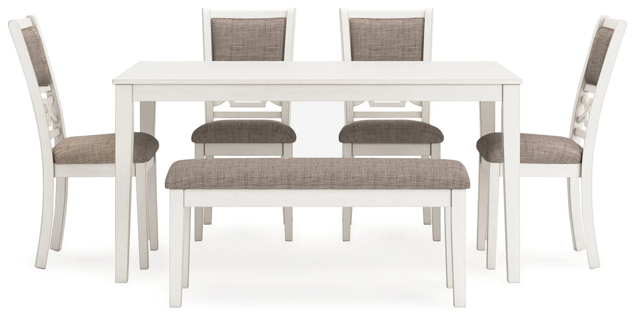 Erinberg - Dining Room Table Set (Set of 6) - Antique White - Image 4
