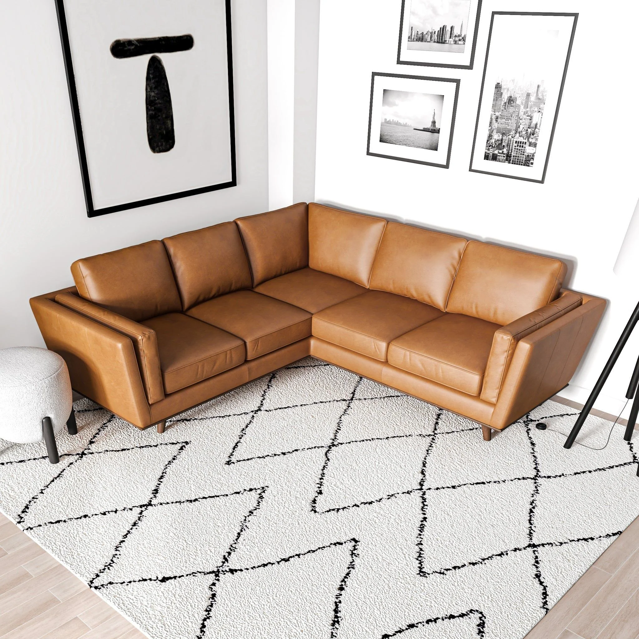 Erman - Corner Sofa - Tan - Image 5