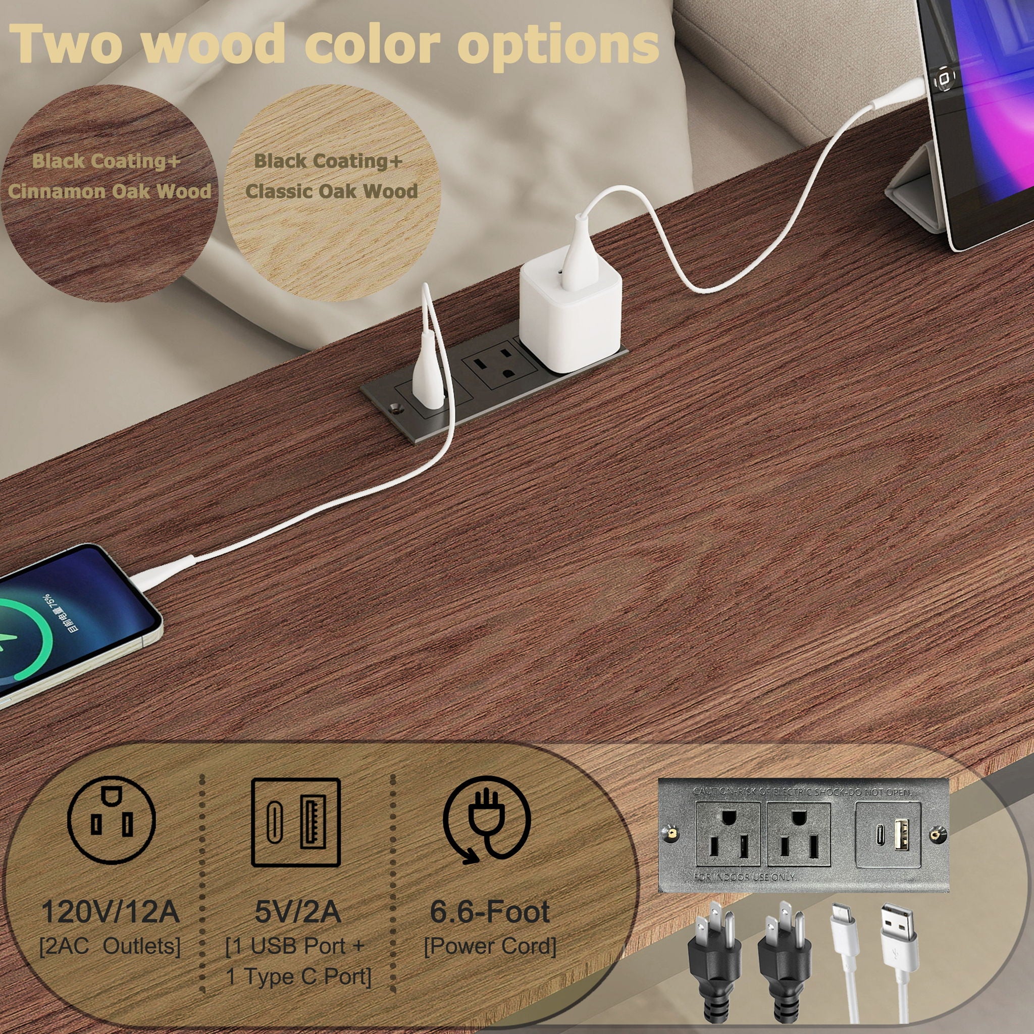 Ethan - Bunk Bed With Desk, Charging Station, Storage Shelves - Image 11