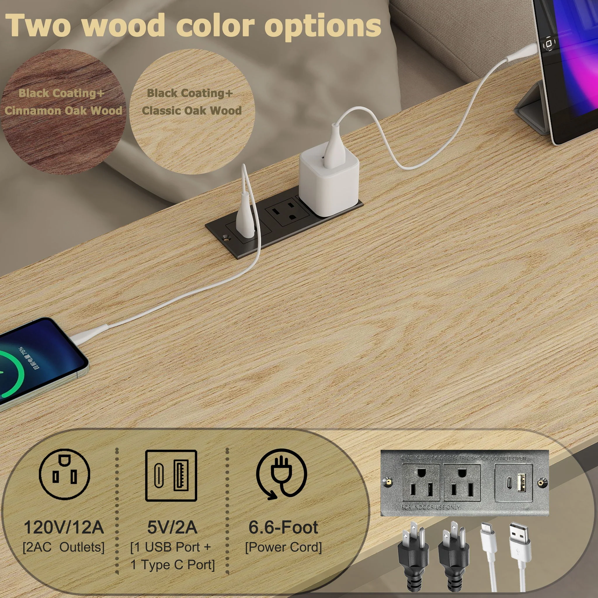 Ethan - Bunk Bed With Desk, Charging Station, Storage Shelves - Image 20