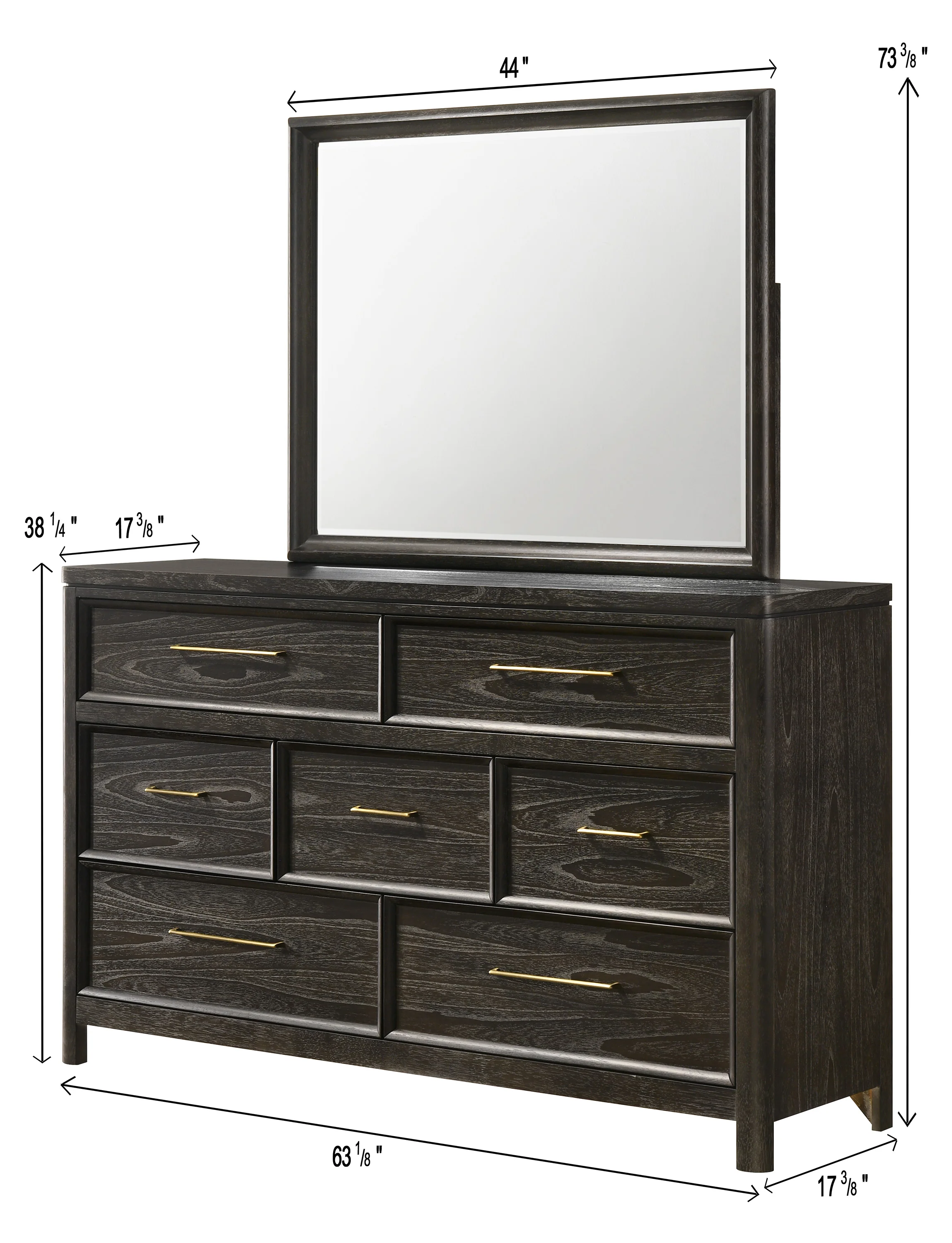 Ethel Dresser Mirror - Image 2