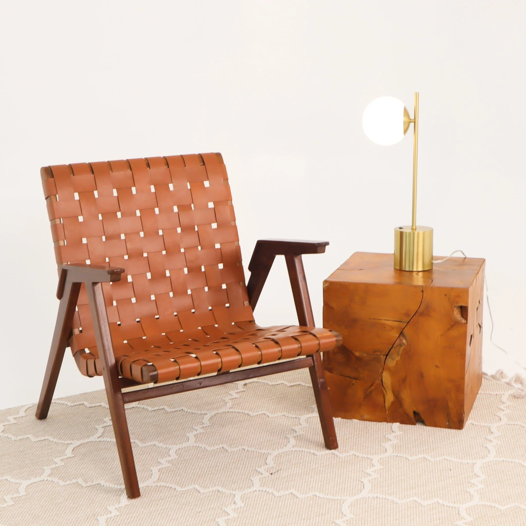 Ethereal - Modern Small Table Lamp, Desk Lamp Fixture With Globe Shade - Gold / White - Image 7