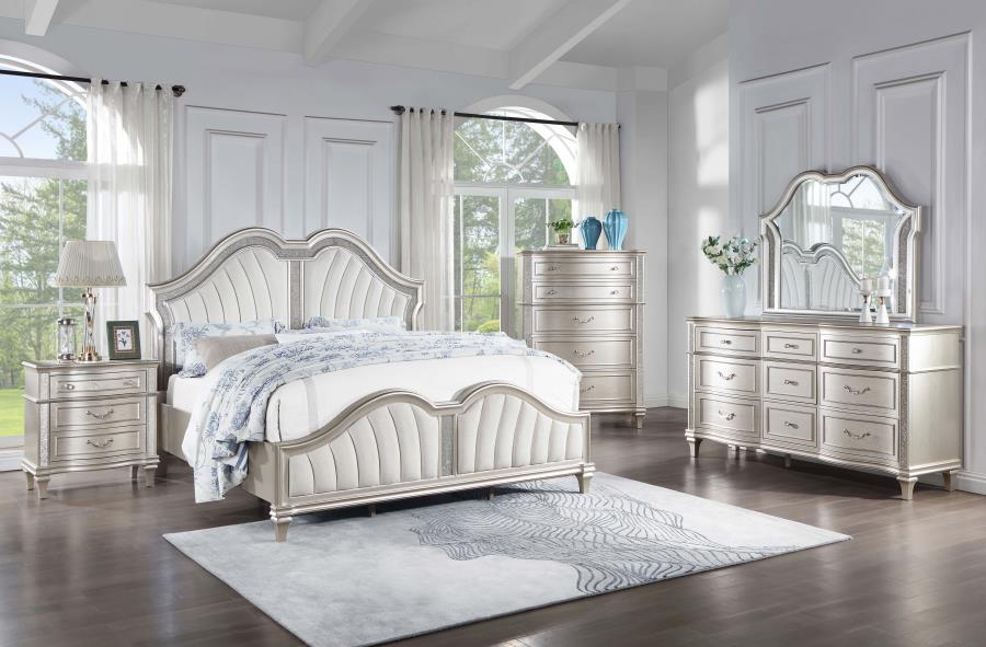 Evangeline - 6-Drawer Bedroom Chest - Silver Oak - Image 15
