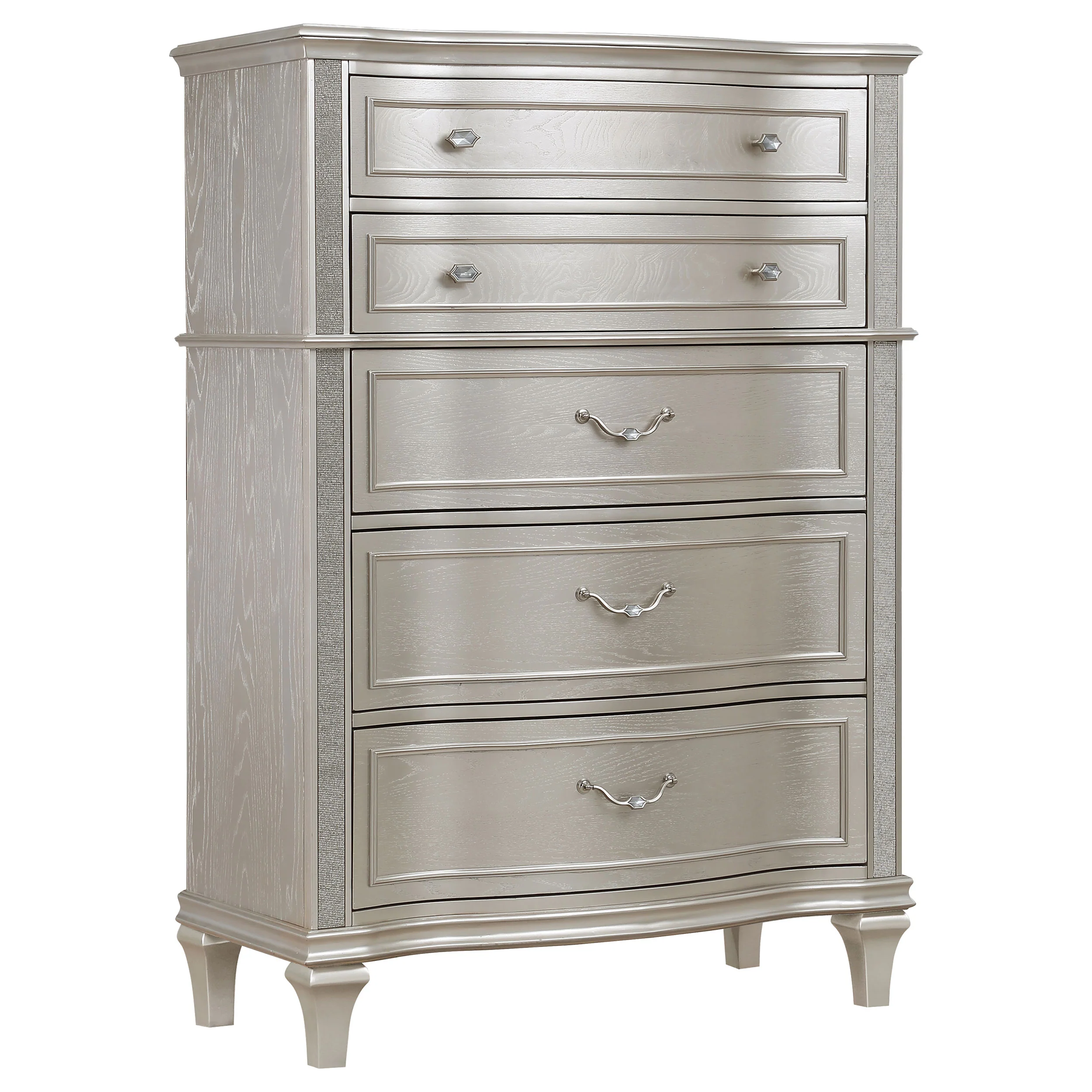 Evangeline - 6-Drawer Bedroom Chest - Silver Oak - Image 17