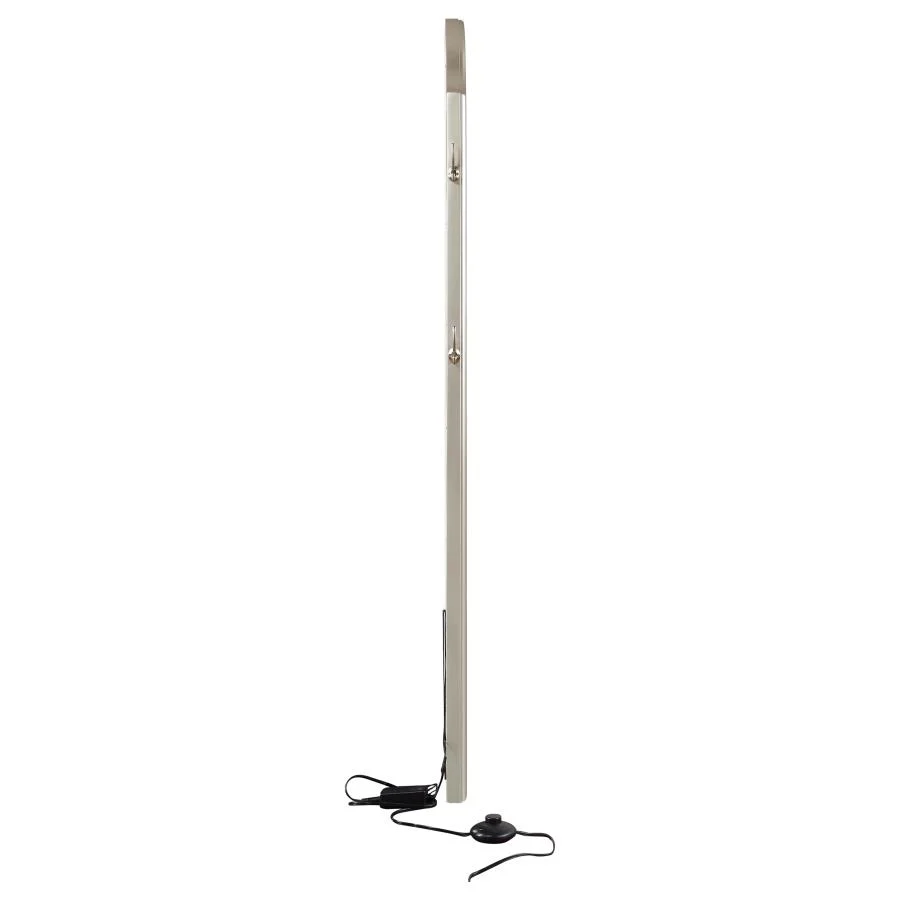 Evangeline - Full Length LED Light Floor Mirror - Silver Oak - Image 8