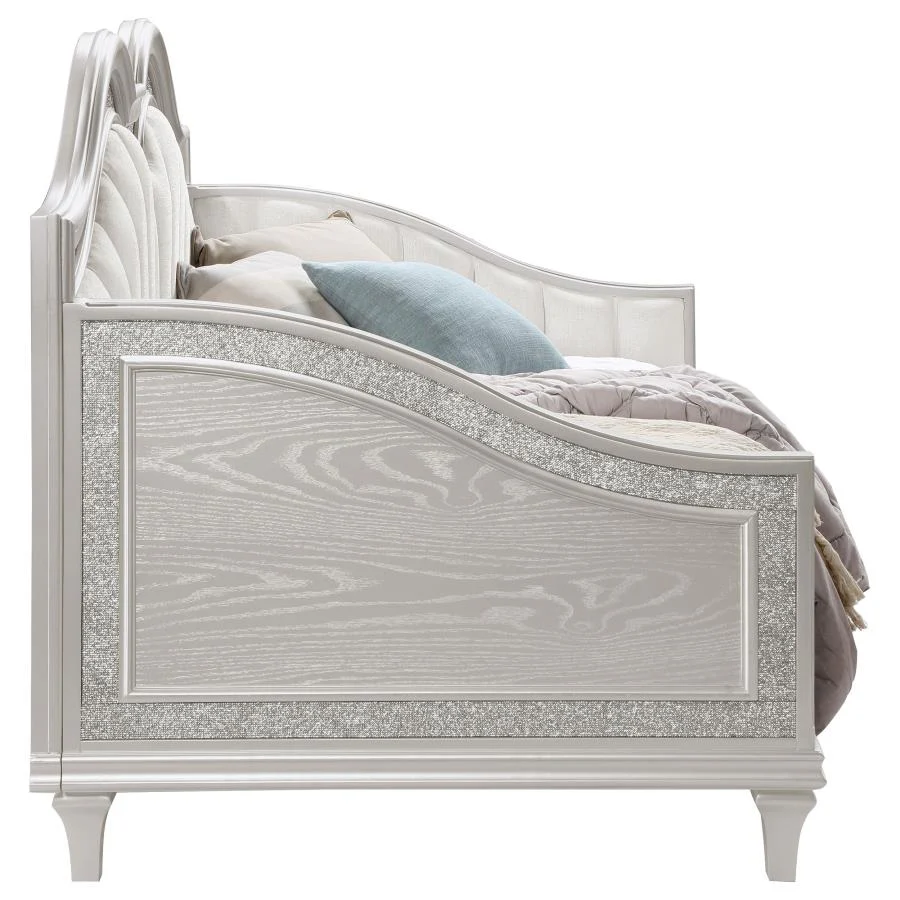 Evangeline - Upholstered Twin Daybed - Silver Oak - Image 10