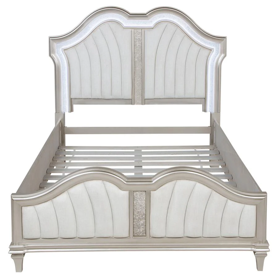 Evangeline - Wood LED Panel Bed - Image 12