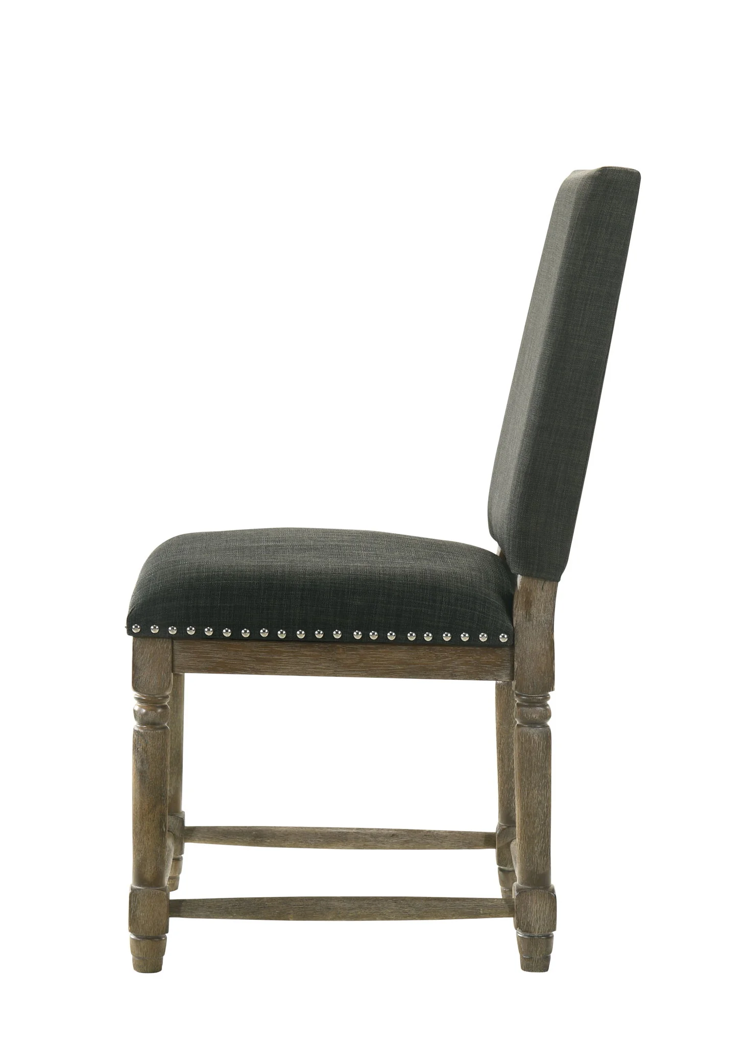 Everton - Fabric Chair With Nailhead Trim - Image 4