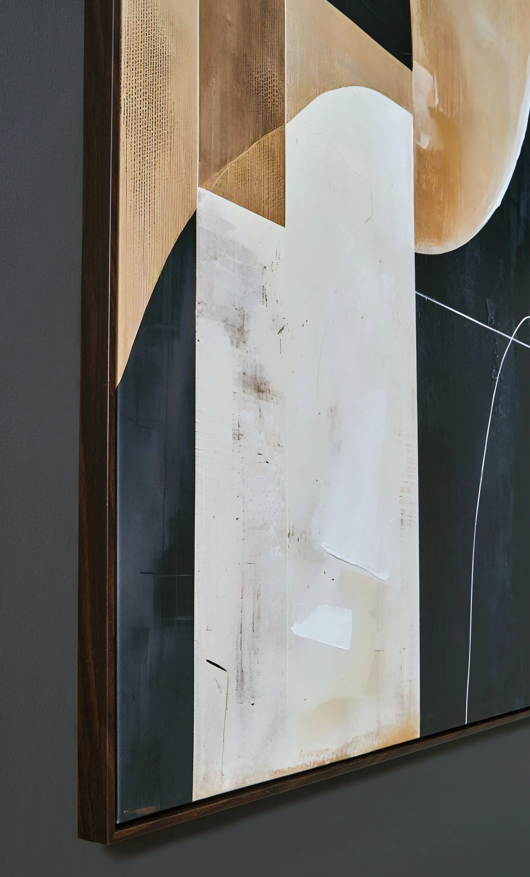 Ewanford - Wall Art - Black / Brown / Tan - Image 4