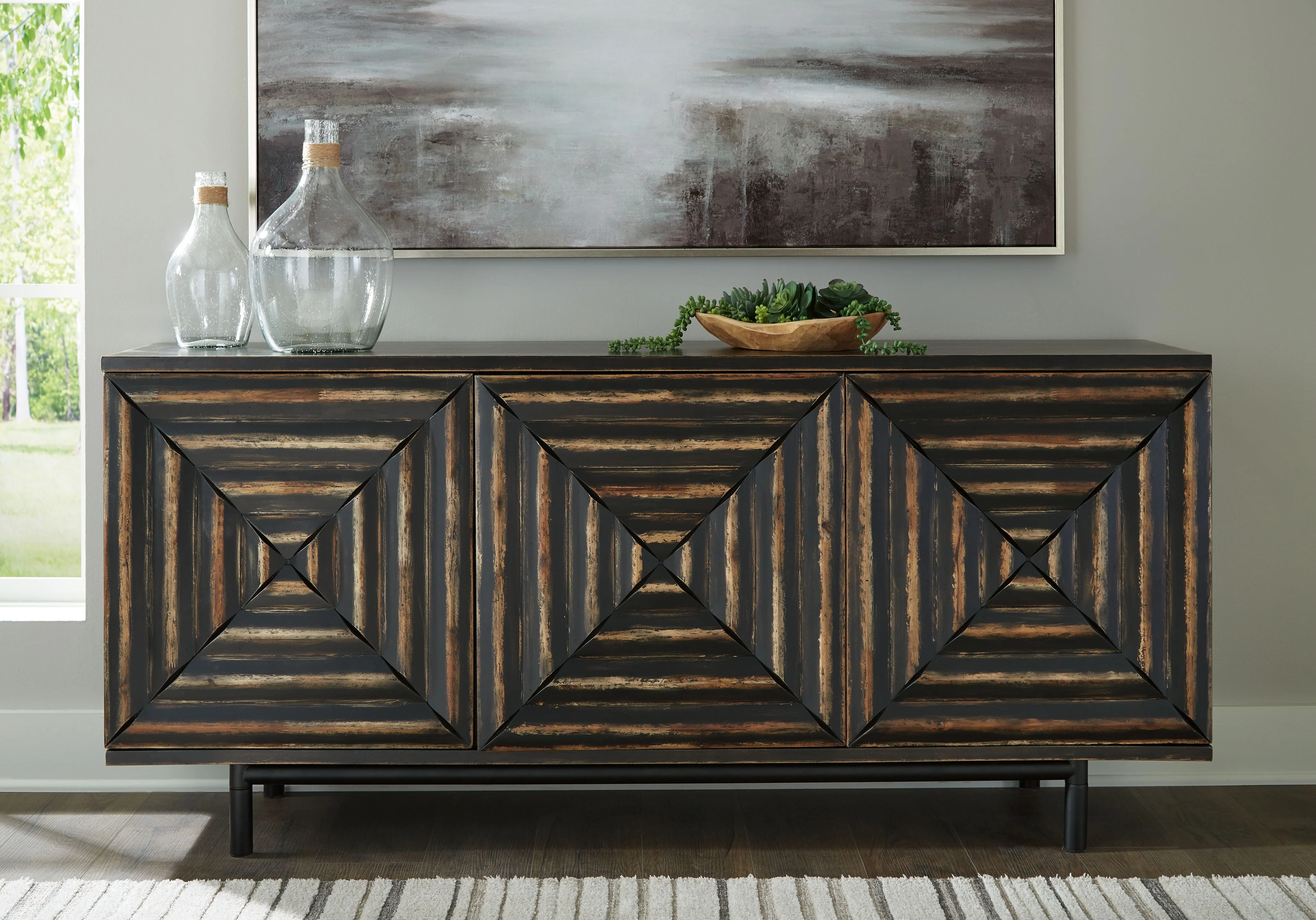 Fair Ridge - Accent Cabinet - Distressed Black - Image 6