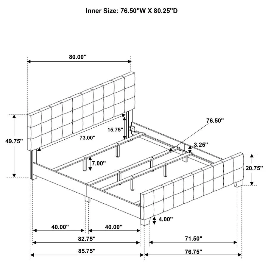 Fairfield - Upholstered Panel Bed - Image 13
