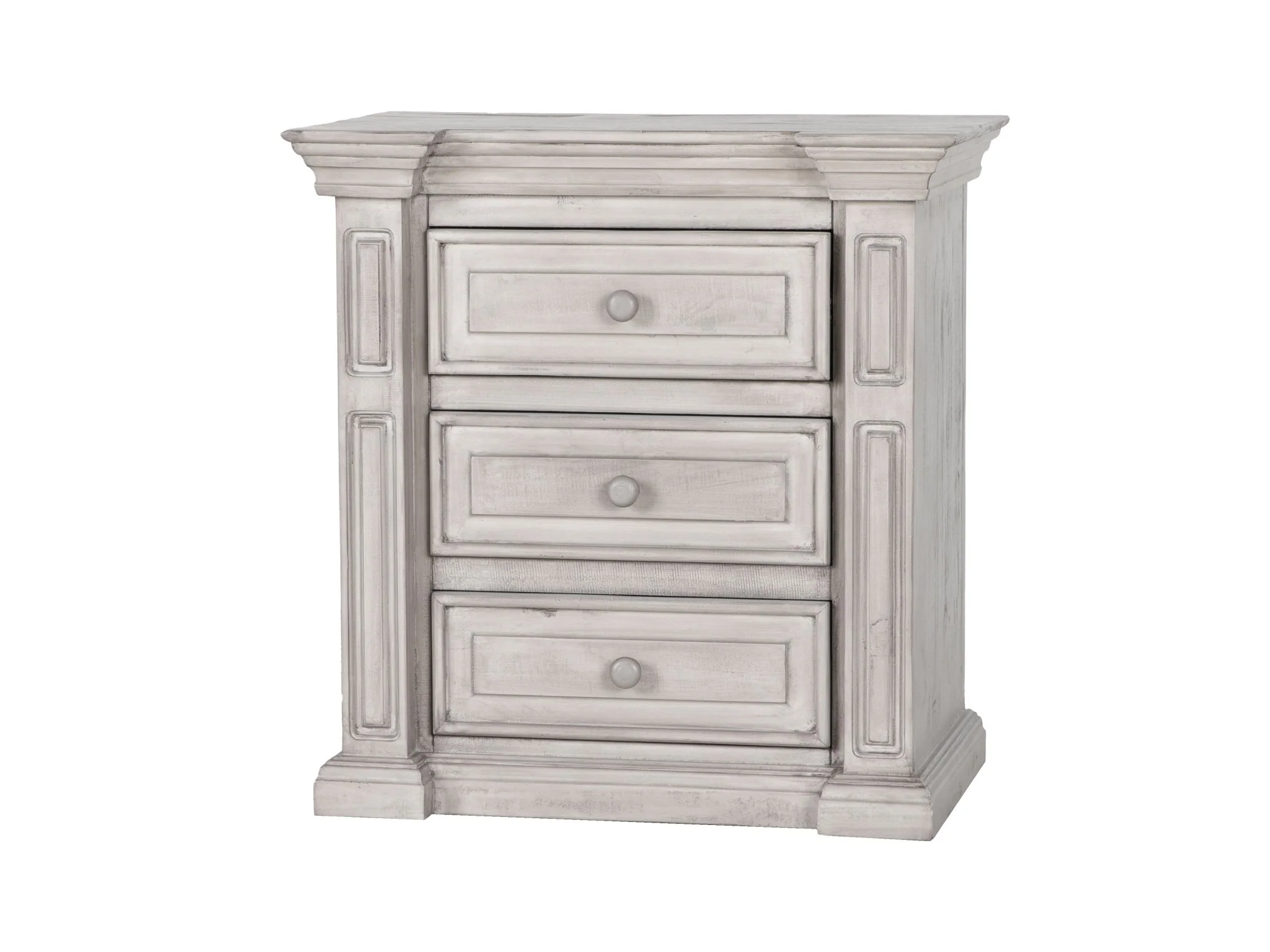 Farmhouse Aspen Gray Solid Wood 6-Piece Bedroom Set - Image 10