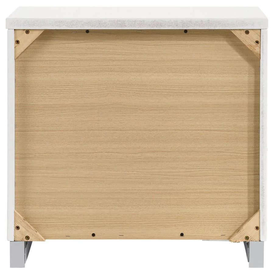 Felicity - 2-Drawer Nightstand - White High Gloss - Image 7