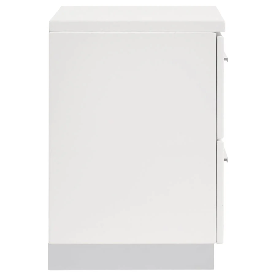 Felicity - 2-Drawer Nightstand - White High Gloss - Image 9