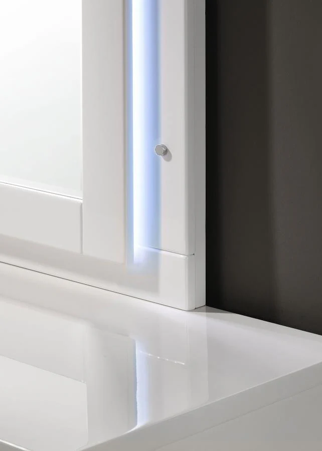 Felicity Bedroom Set White High Gloss - Image 82
