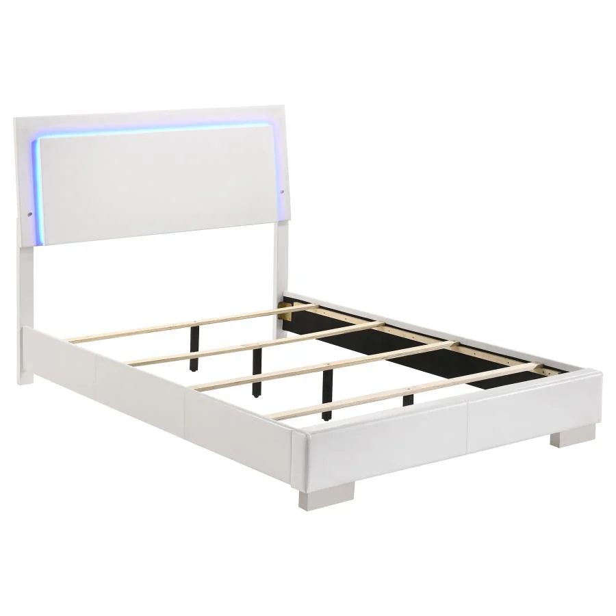 Felicity - Bedroom Set With Led Headboard And Mirror - Image 29