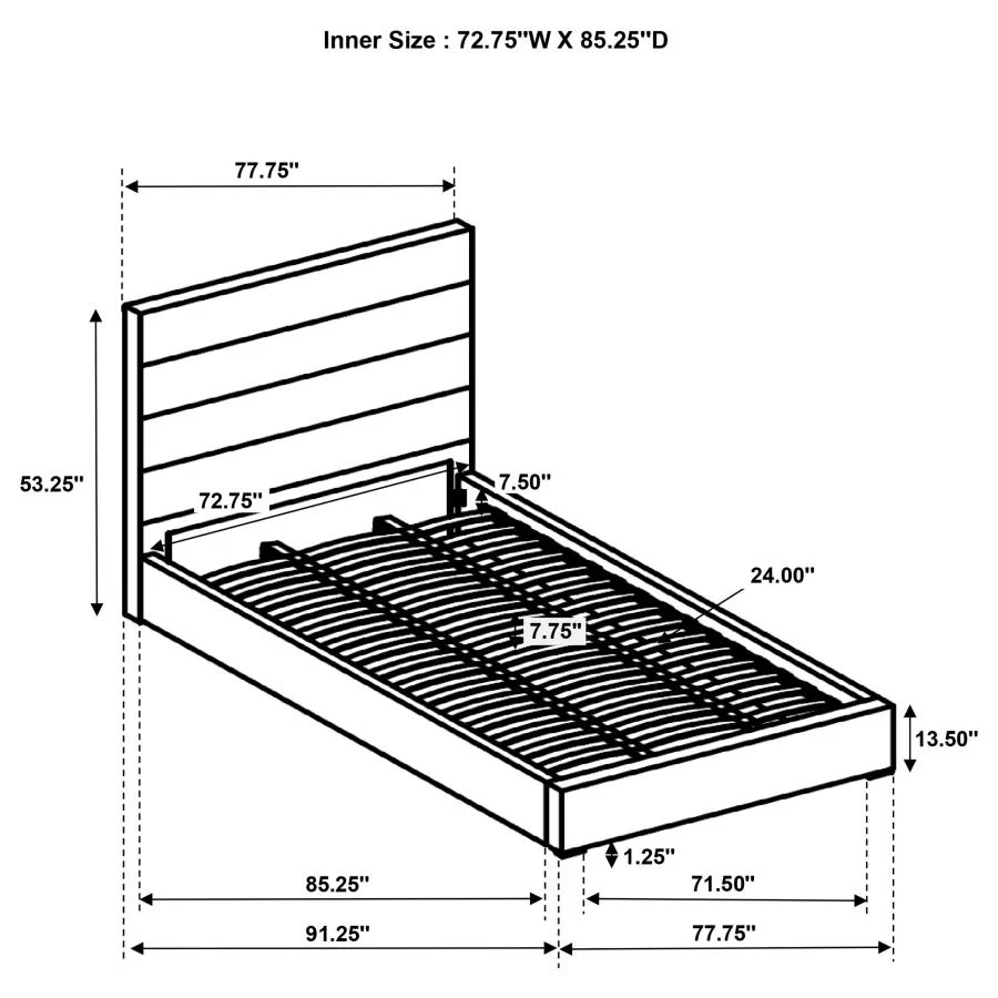Felicity - Upholstered Bed - Image 43