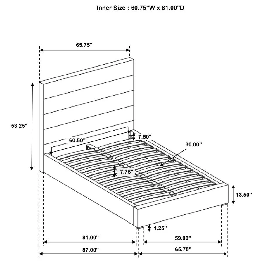 Felicity - Upholstered Bed - Image 45