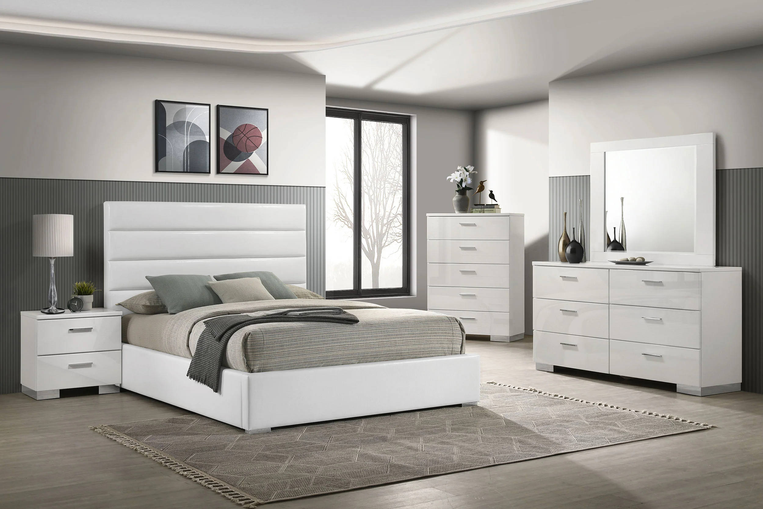 Felicity - Upholstered Bedroom Set - Image 180