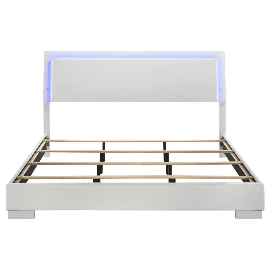 Felicity - Wood LED Panel Bed - Image 17