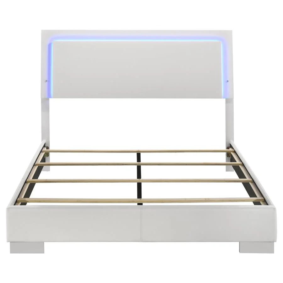 Felicity - Wood LED Panel Bed - Image 19