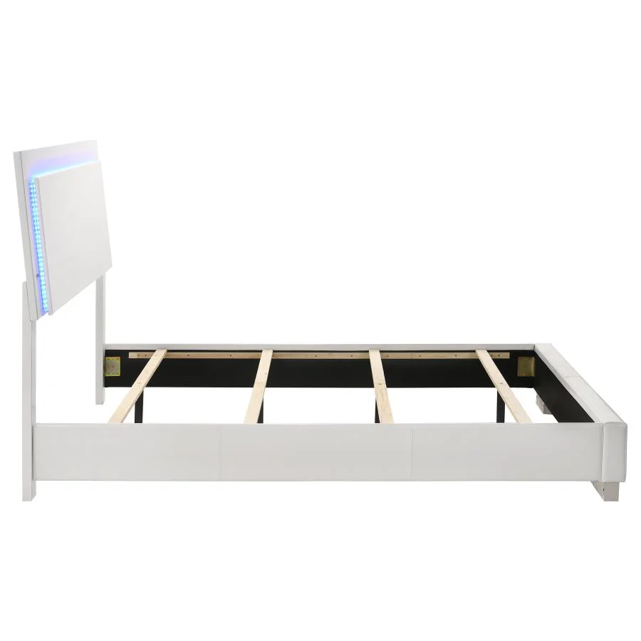 Felicity - Wood LED Panel Bed - Image 29