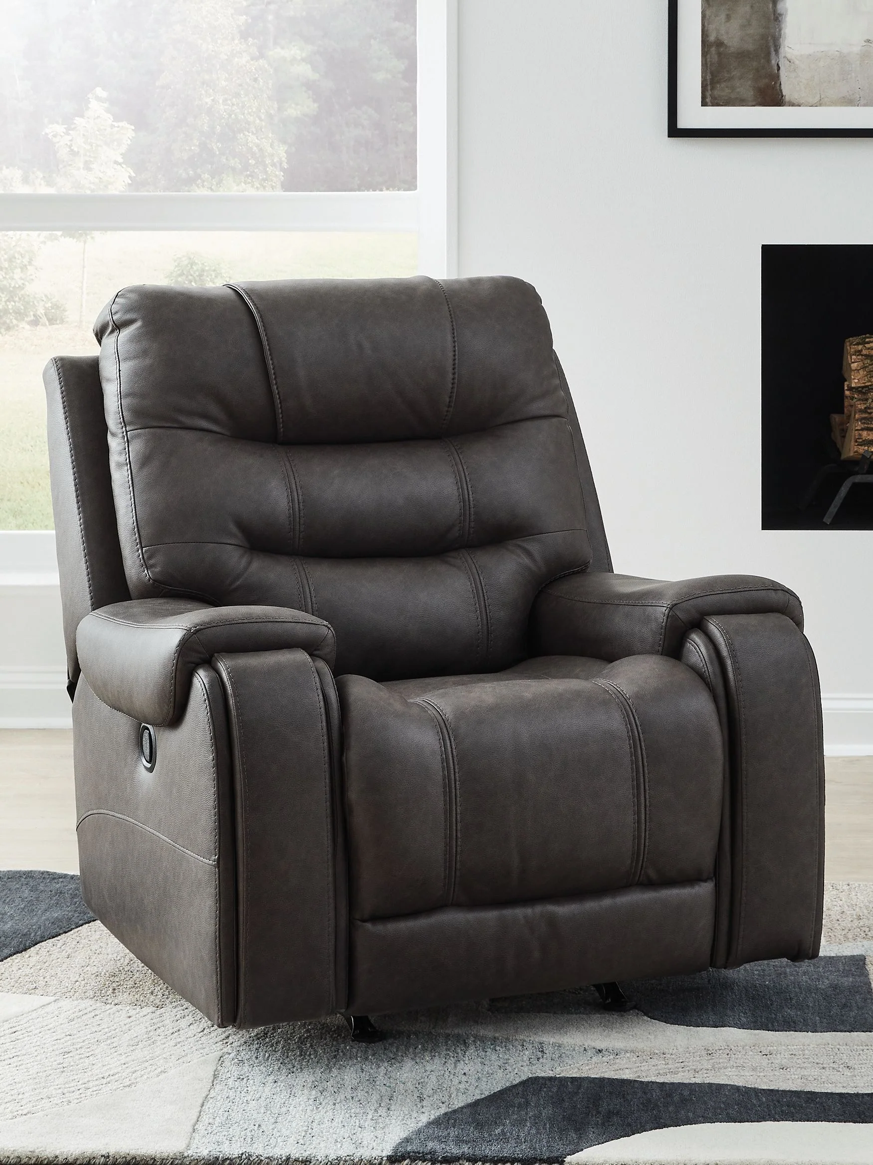 Femley - Rocker Recliner - Smoke - Image 4