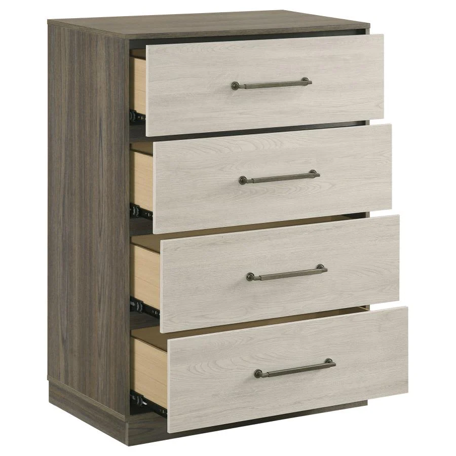 Fenwick - 4-Drawer Chest Of Drawers - Gray Oak - Image 10