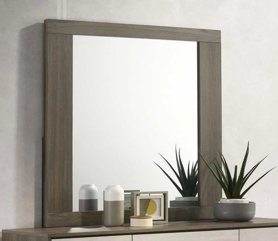 Fenwick - Dresser Mirror - - Gray Oak - Image 2