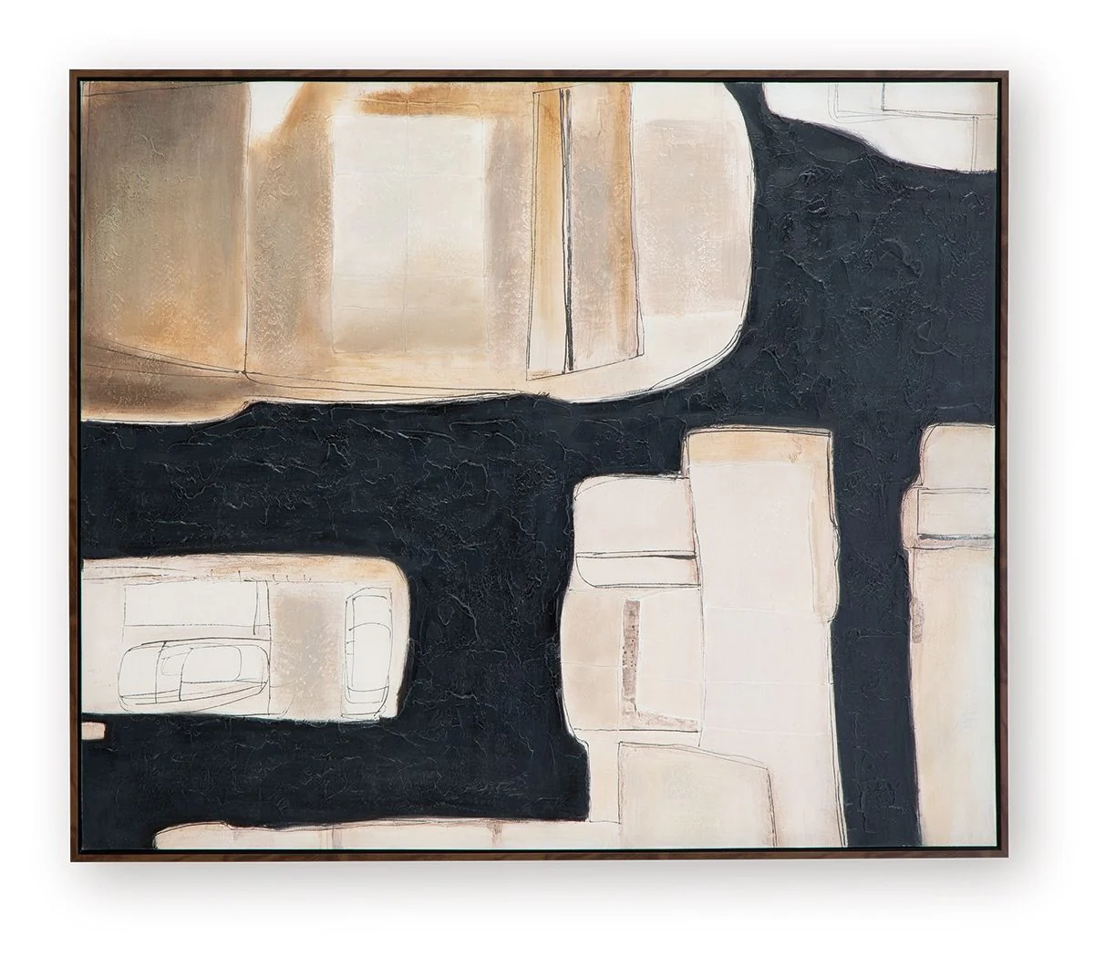 Feyville - Wall Art - Black / Brown / Cream - Image 8