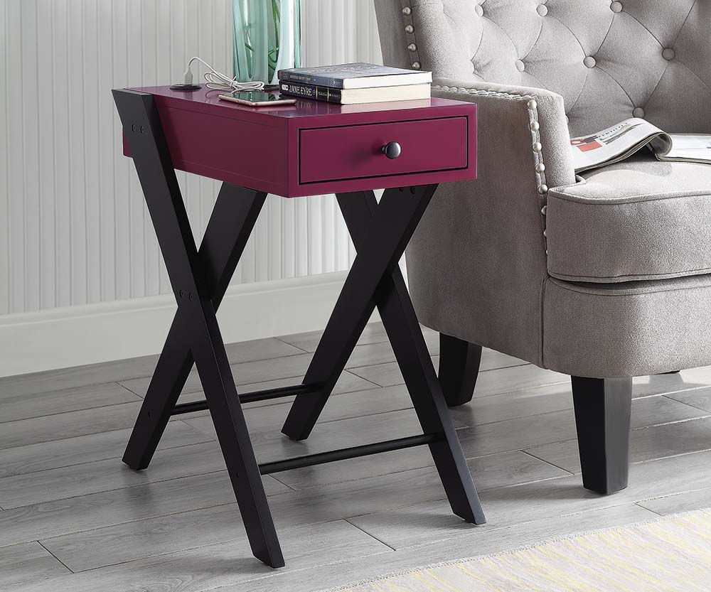 Fierce - Accent Table With Built - In USB Port - Image 16