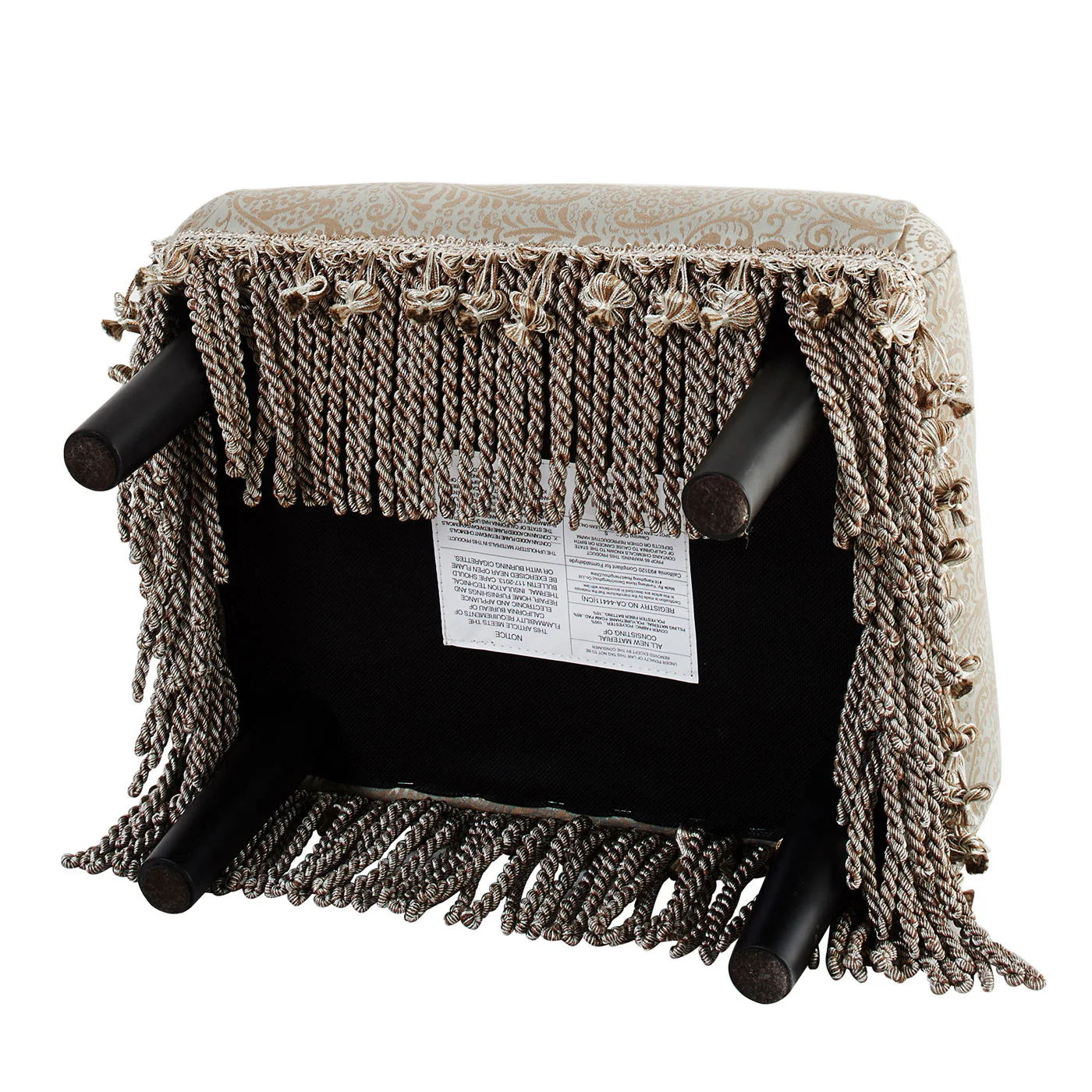 Fiona - Handcrafted Accent Footstool Ottoman - Image 11