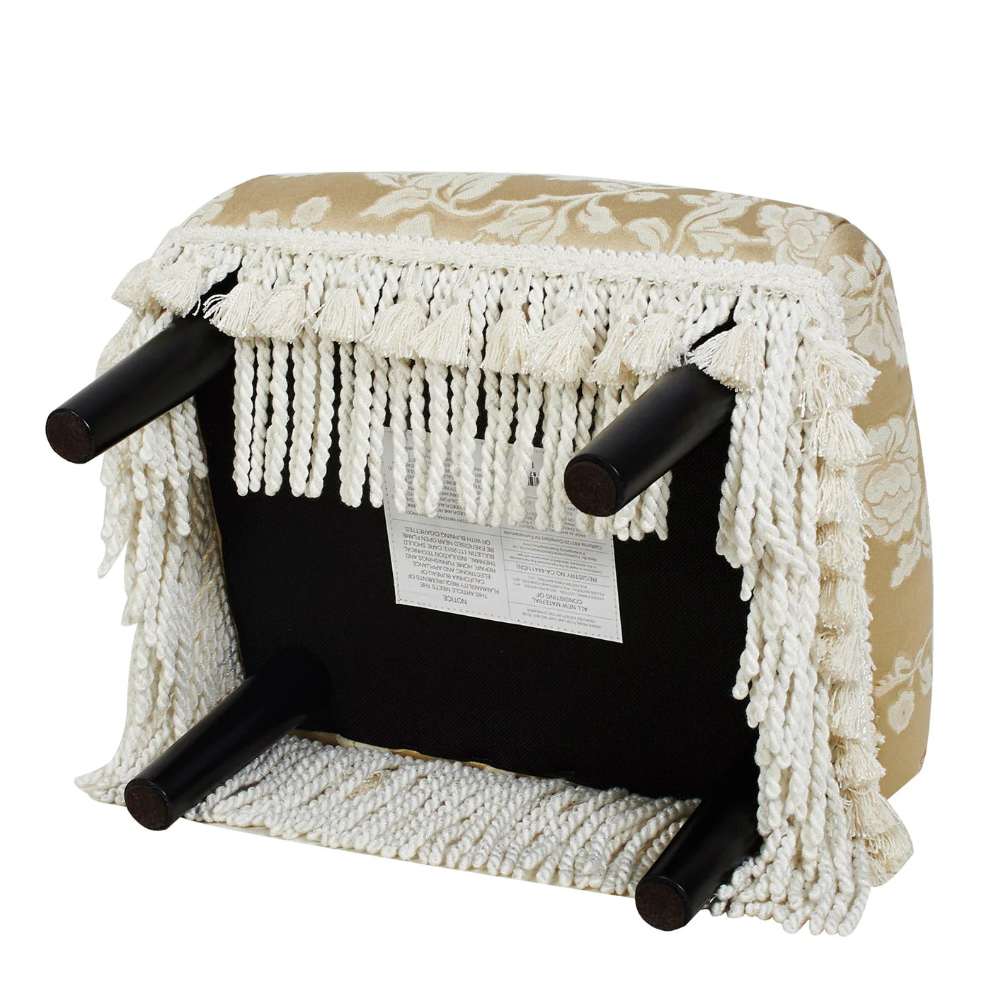 Fiona - Handcrafted Accent Footstool Ottoman - Image 6