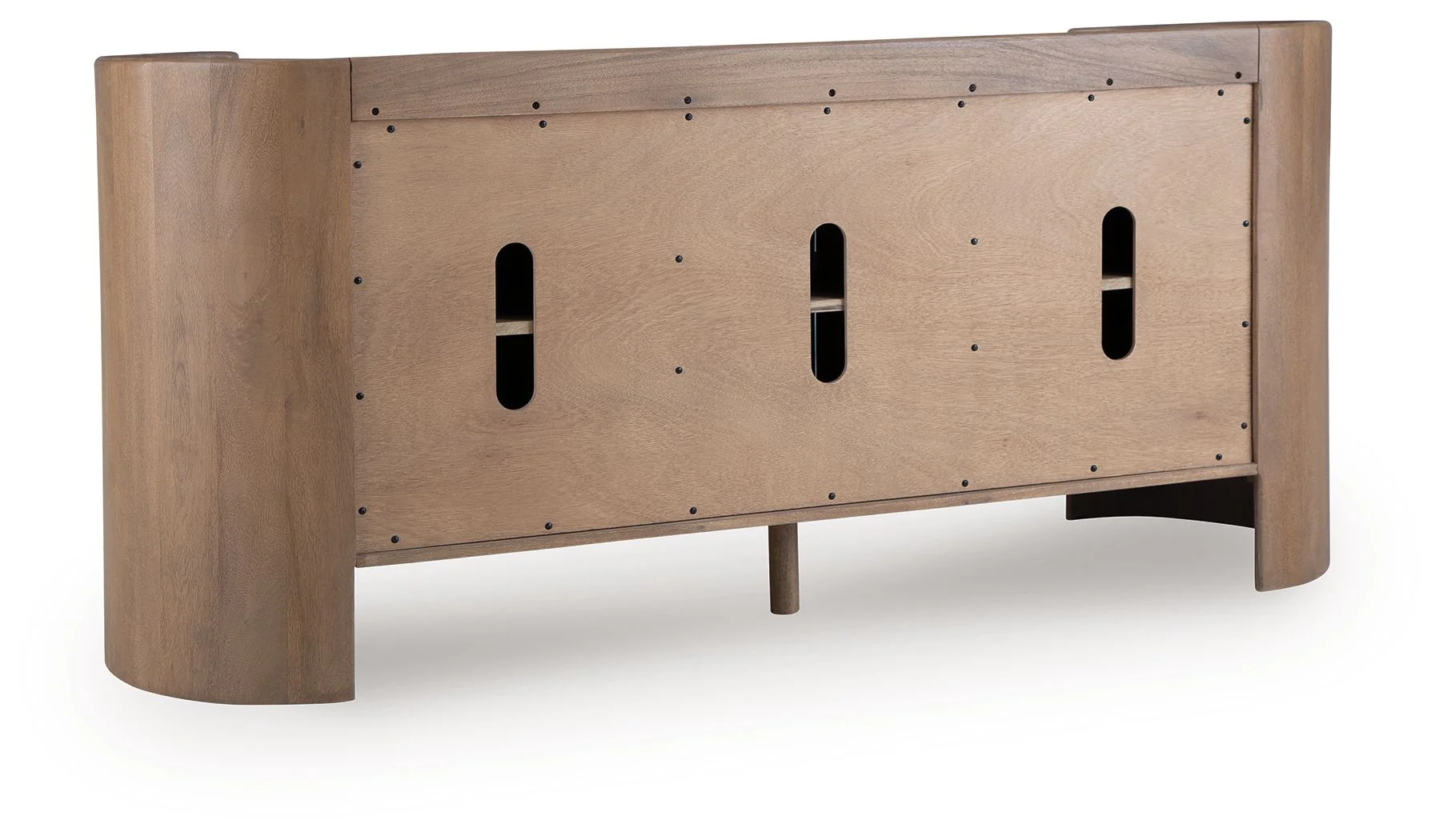 Fitzroy - Accent Cabinet - Brown / White - Image 2