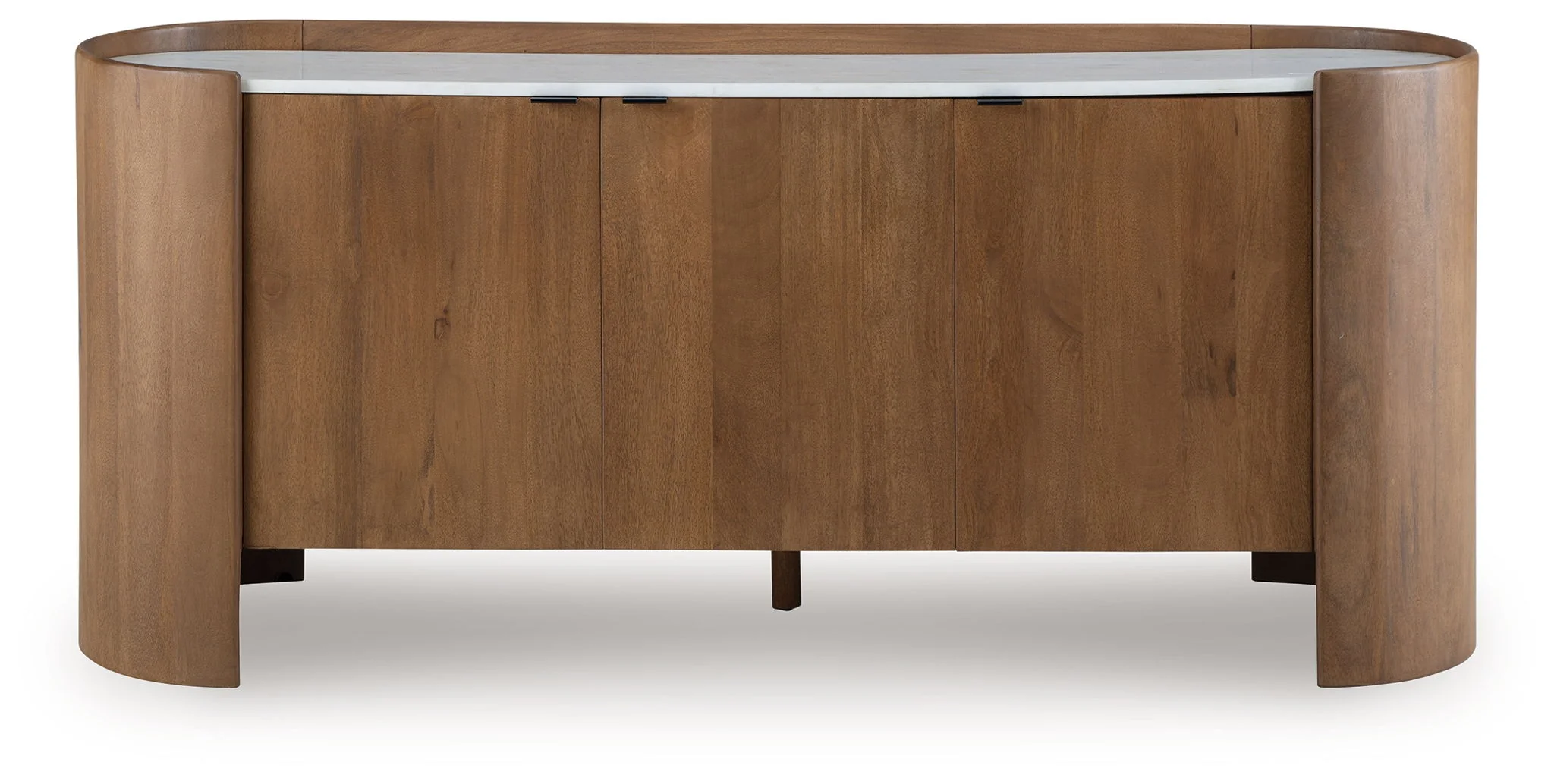 Fitzroy - Accent Cabinet - Brown / White - Image 3