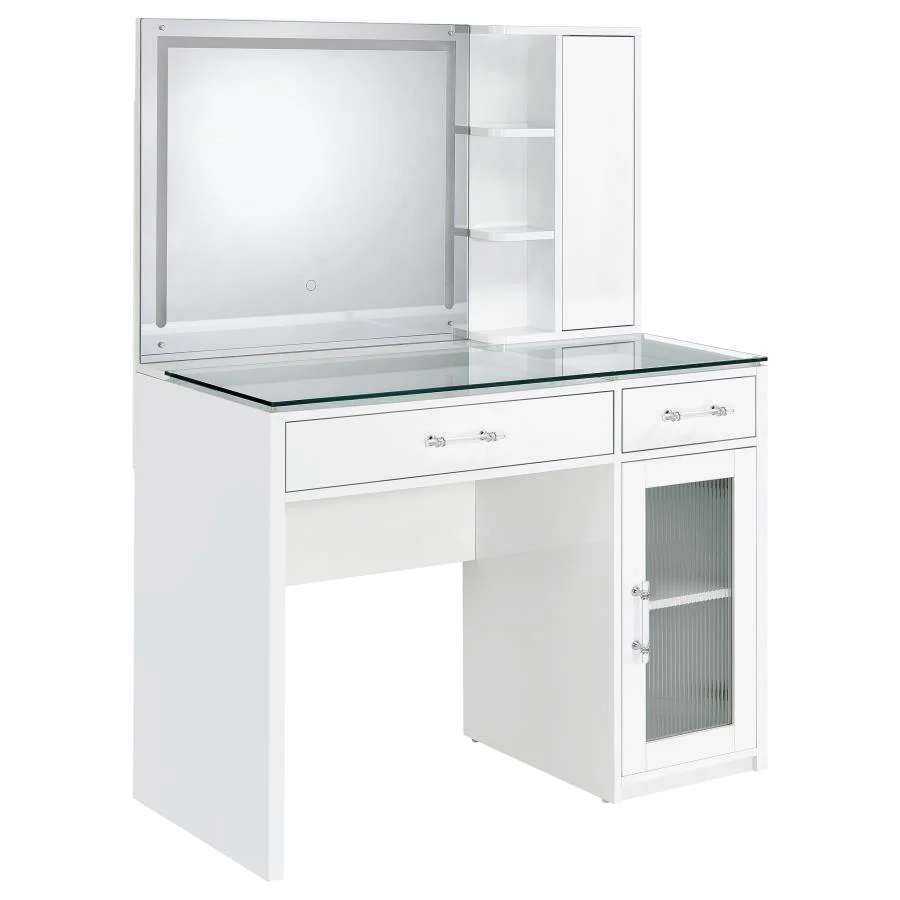 Flora - 2-Drawer Vanity Set With LED Mirror - Image 13