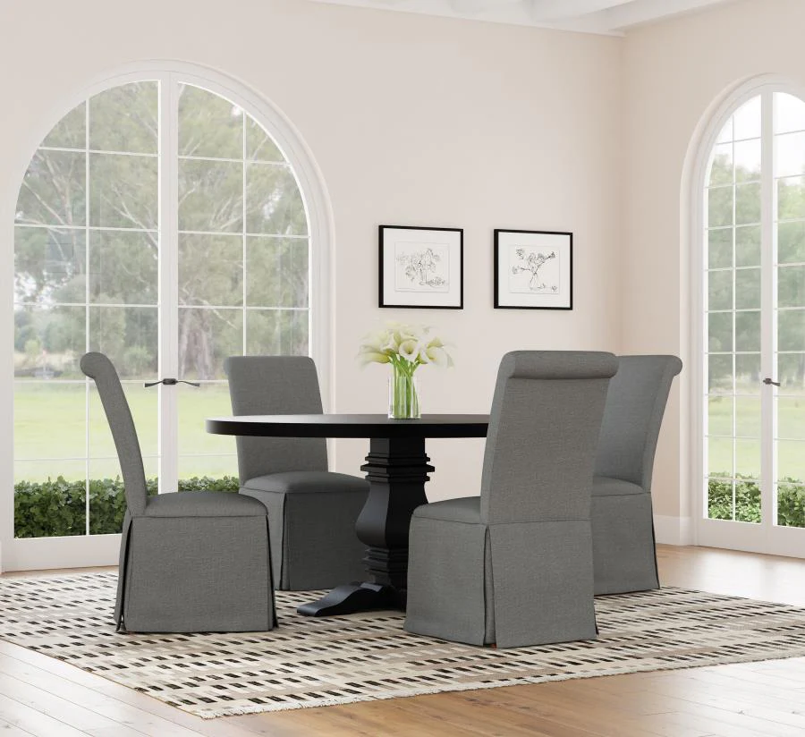 Florence - Round Pedestal Base Dining Table - Image 15