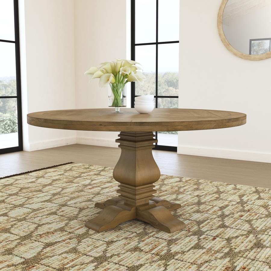 Florence - Round Pedestal Base Dining Table - Image 4