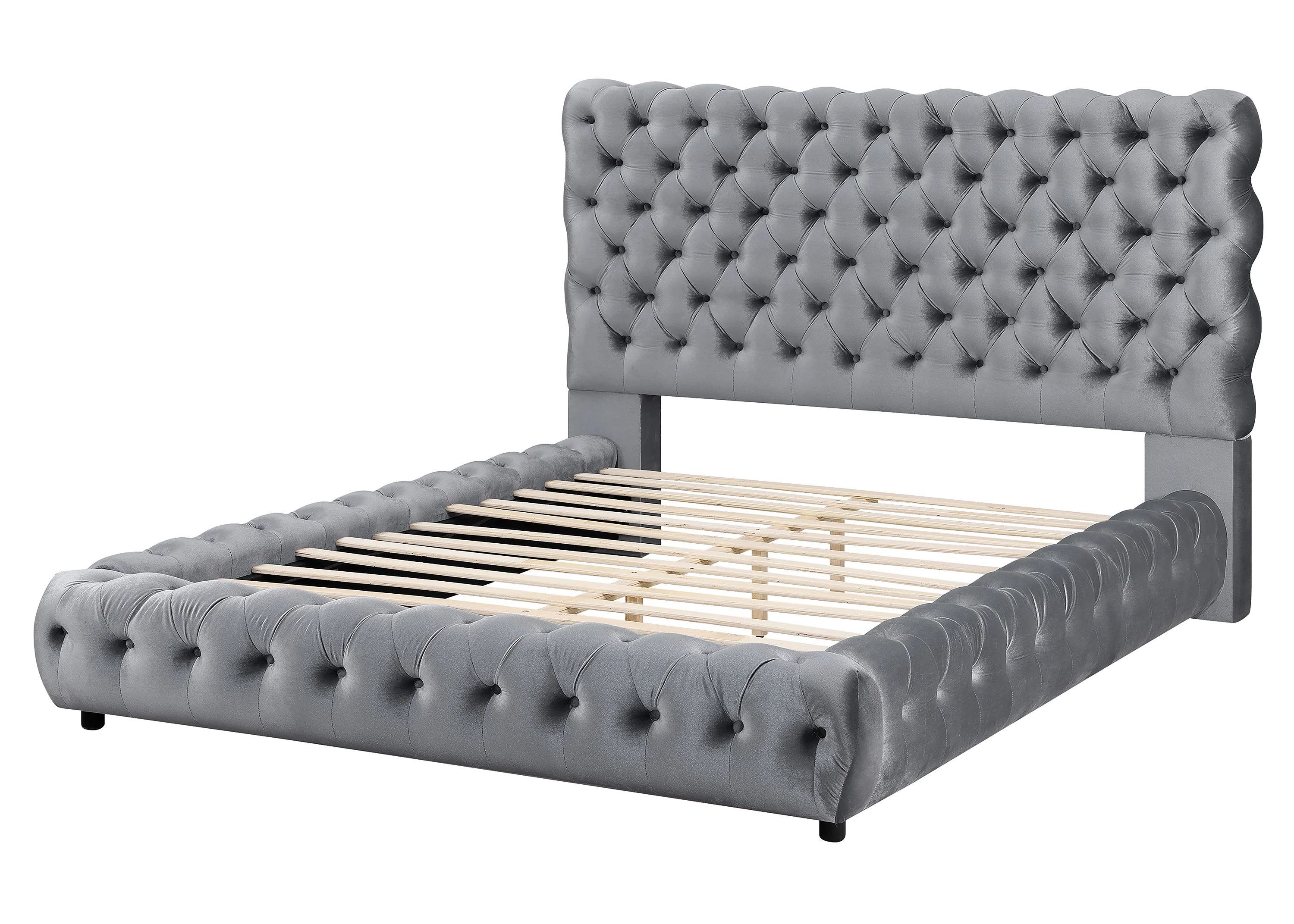 Flory Bed Grey - Image 2