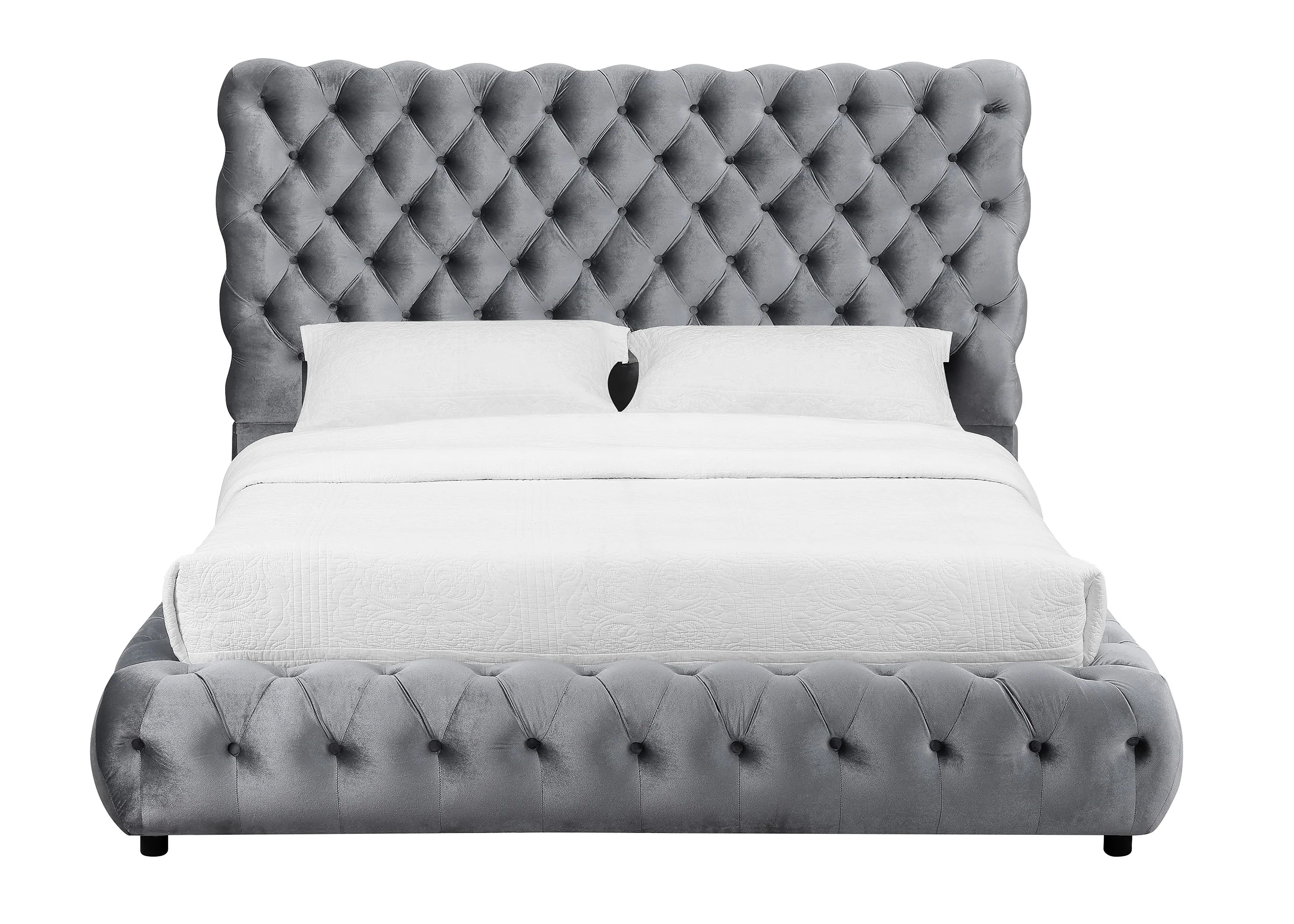 Flory Bed Grey - Image 3