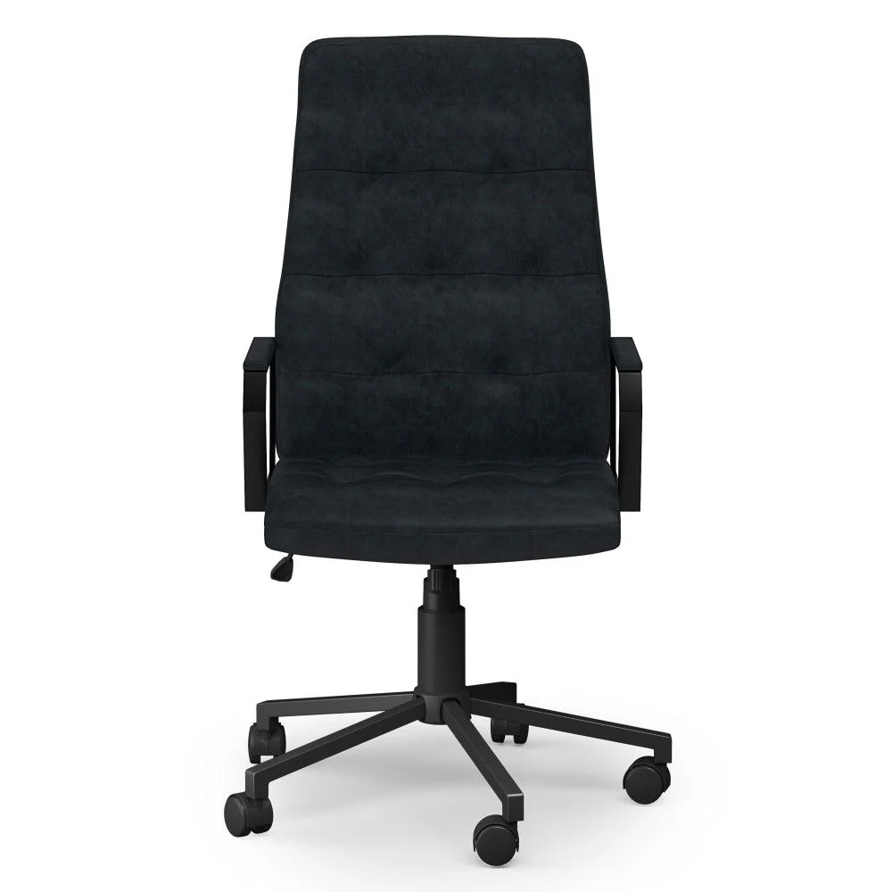 Foley - Swivel Office Chair - Distressed Blue - Image 10