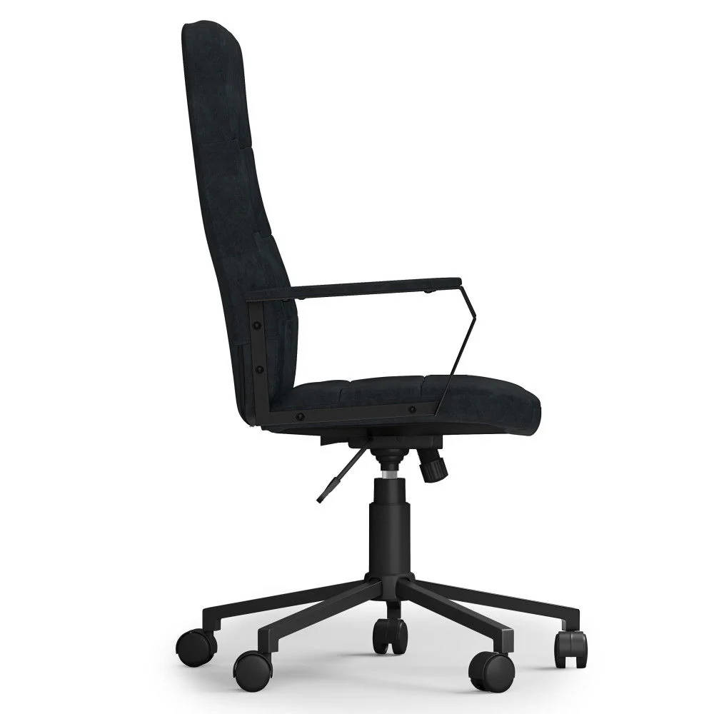 Foley - Swivel Office Chair - Distressed Blue - Image 7