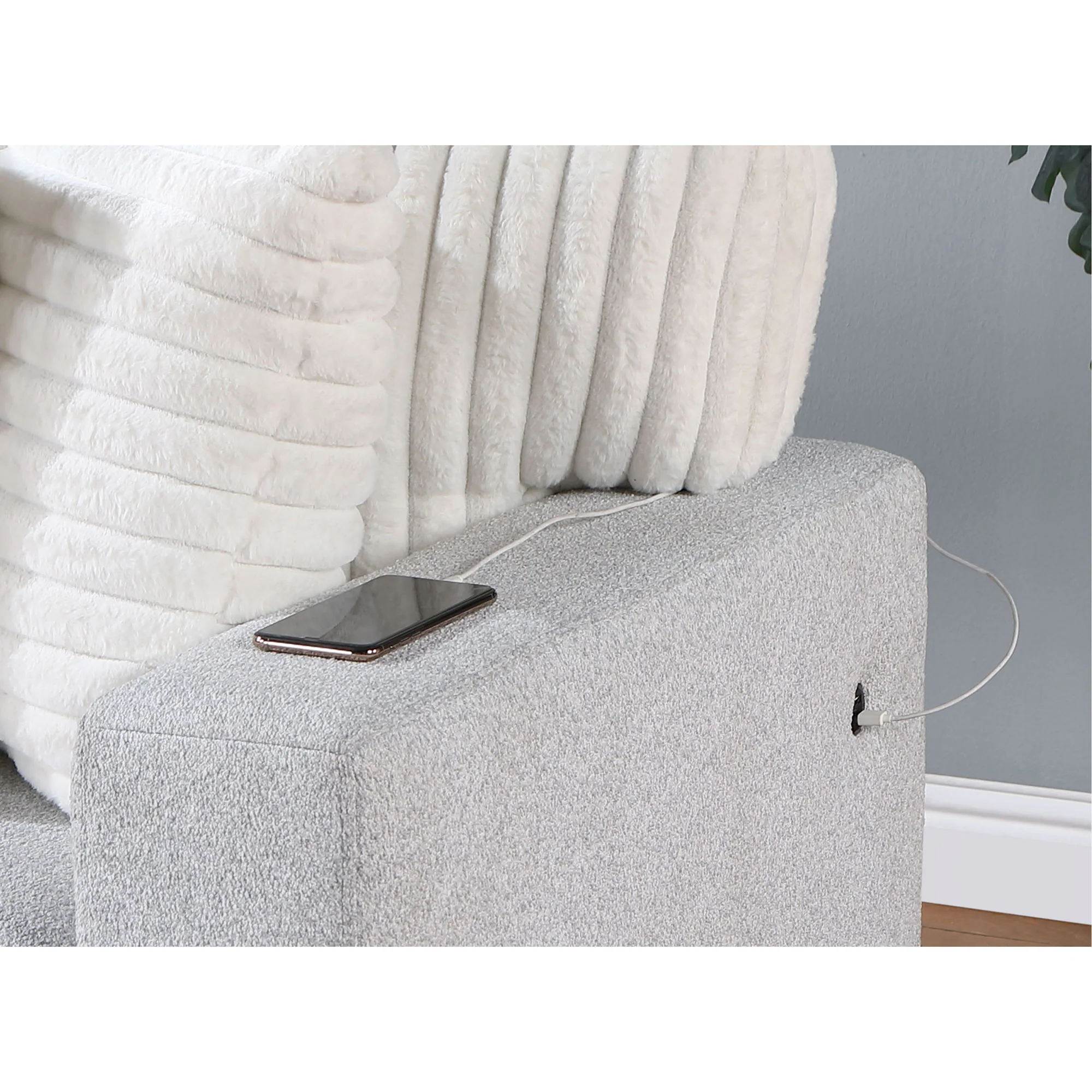 Ford - Reversible Pull Out Sofa Bed - Light Gray - Image 7