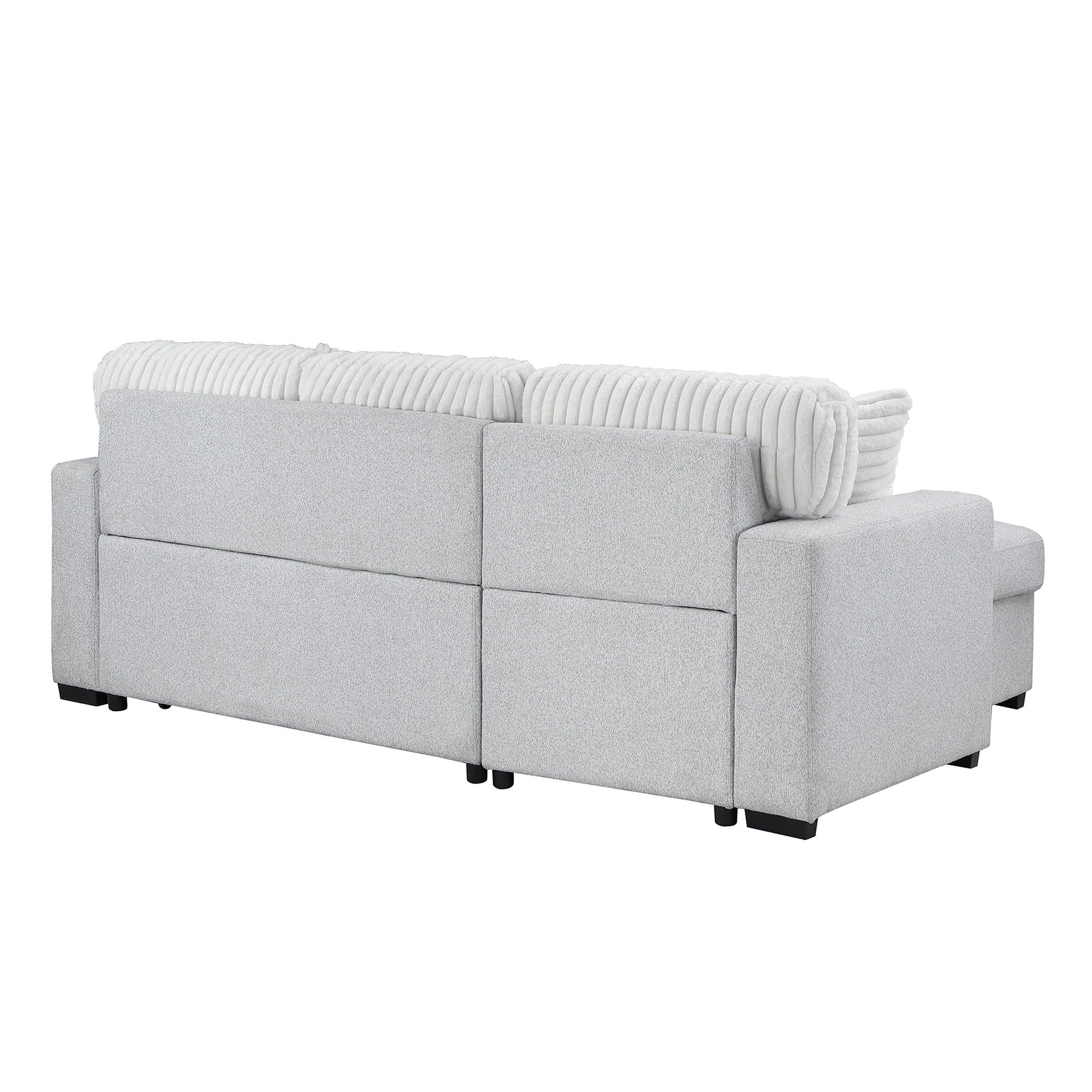 Ford - Reversible Pull Out Sofa Bed - Light Gray - Image 8
